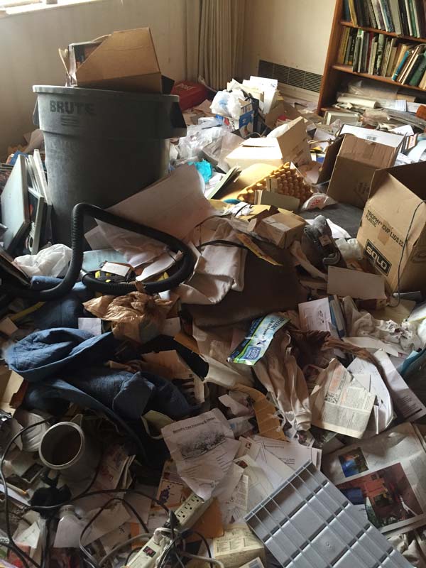 Vista Clean crew on site during a compassionate hoarding cleanup in Tucson, AZ