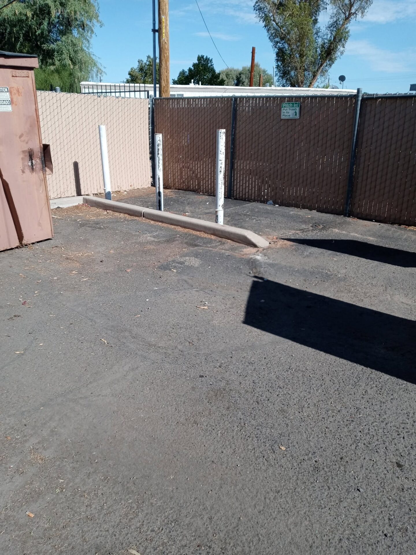 A after photo of a property cleaned up after junk removal in Drexel Heights, AZ