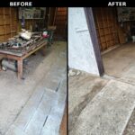 Garage cleanout before and after done by Vista Clean crew in Oro Valley, AZ