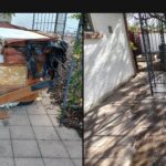 Picture of a Hot tub removal before and after done by Vista Clean Junk Removal in Tucson, AZ